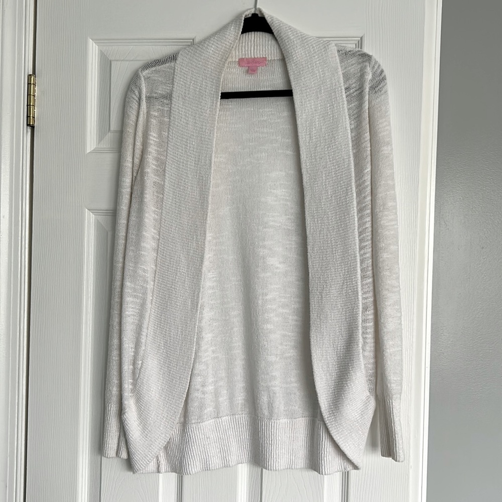 White Lightweight Lilly cardigan
